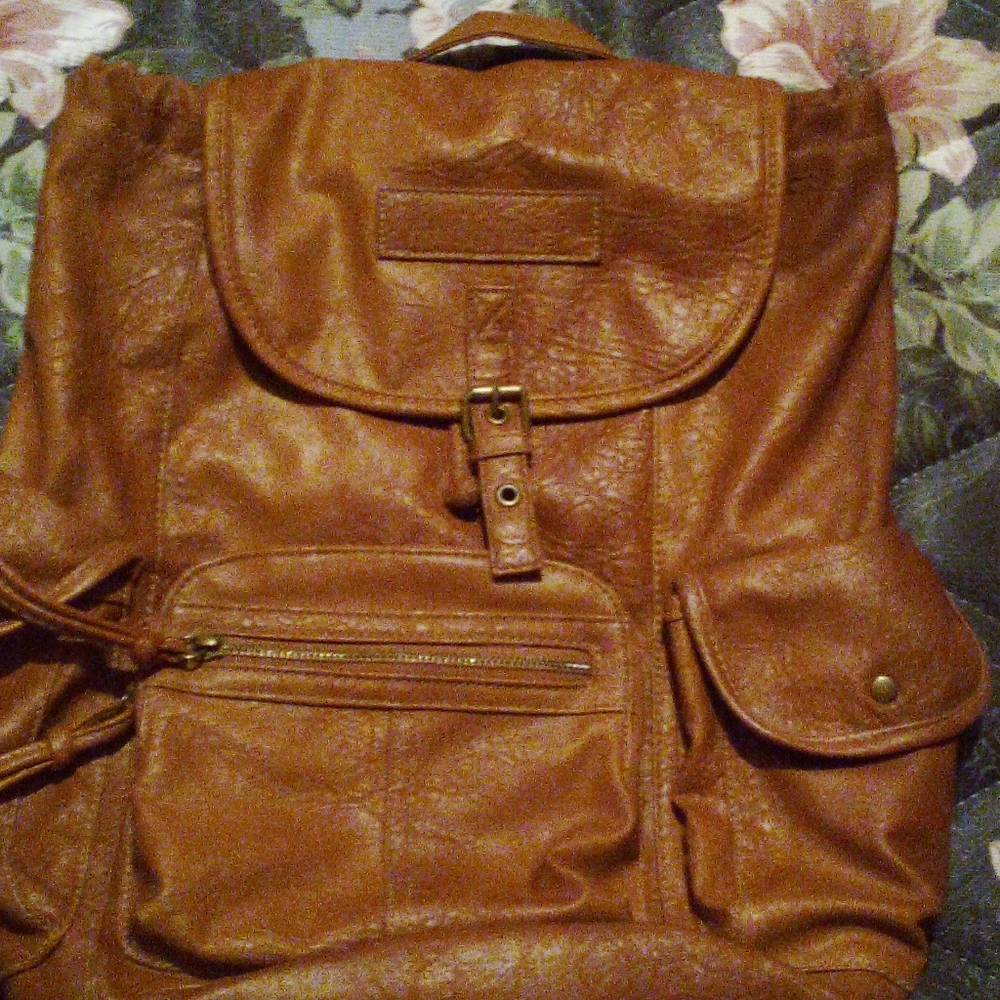 American Eagle Brown Leather satchel